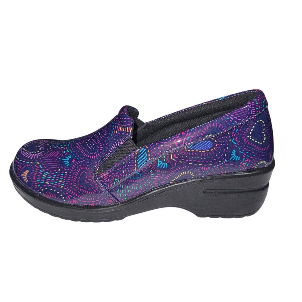Easy Works By Easy Street Leeza Purple Slip-On Clog Women's Size 9.5 M - Picture 7 of 16